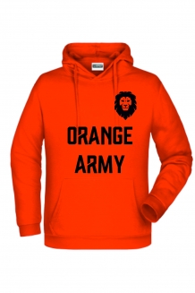Orange army hoody