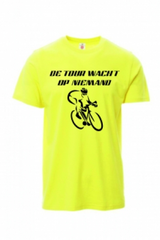 De tour wacht op niemand t-shirt