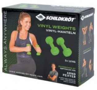 Dumbellset Vinyl 1 kg